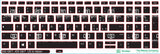 SticKeys® for HP Probook 450 G6, G7 / 455 G6