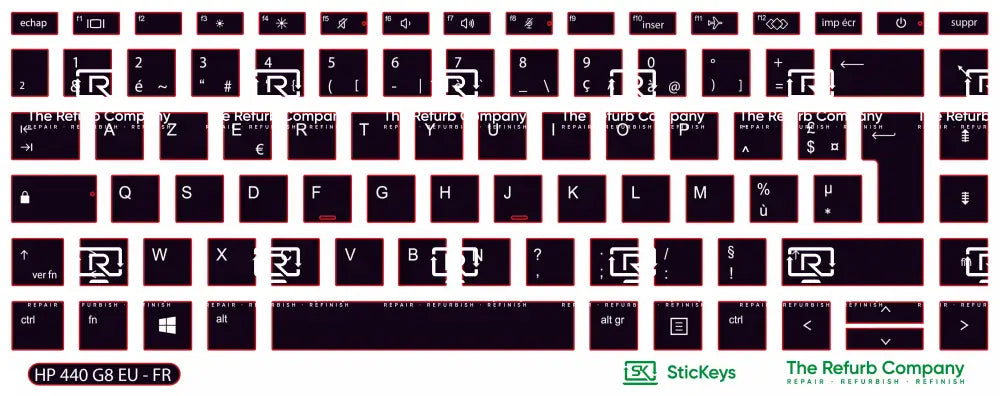SticKeys® for HP Probook 440 G8, G9, G10