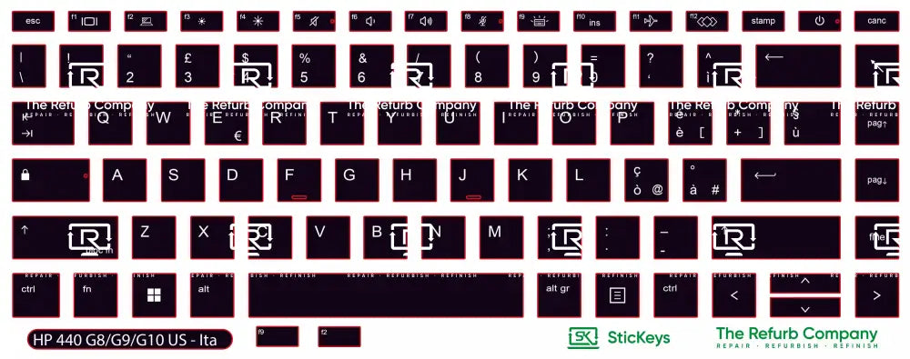 SticKeys® for HP Probook 440 G8, G9, G10