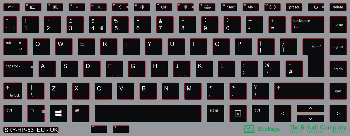 SticKeys for HP ProBook 640/645 G7/G8
