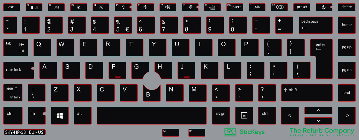 SticKeys for HP ProBook 640/645 G7/G8
