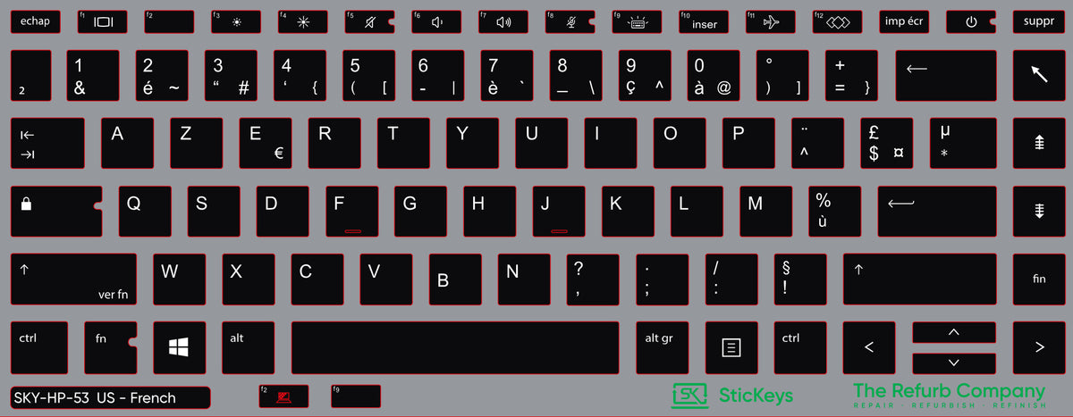 SticKeys for HP ProBook 640/645 G7/G8