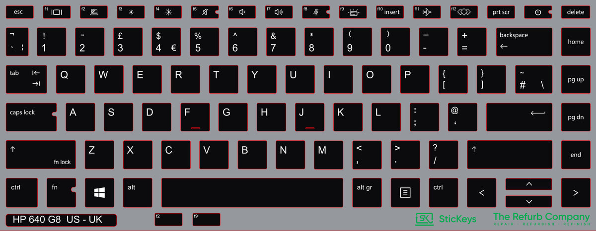 SticKeys for HP ProBook 640/645 G7/G8