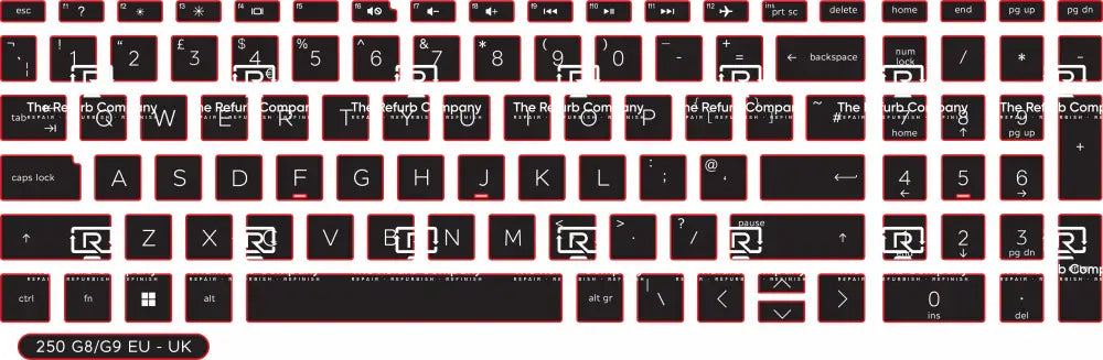 SticKeys® for HP 250 G8, G9