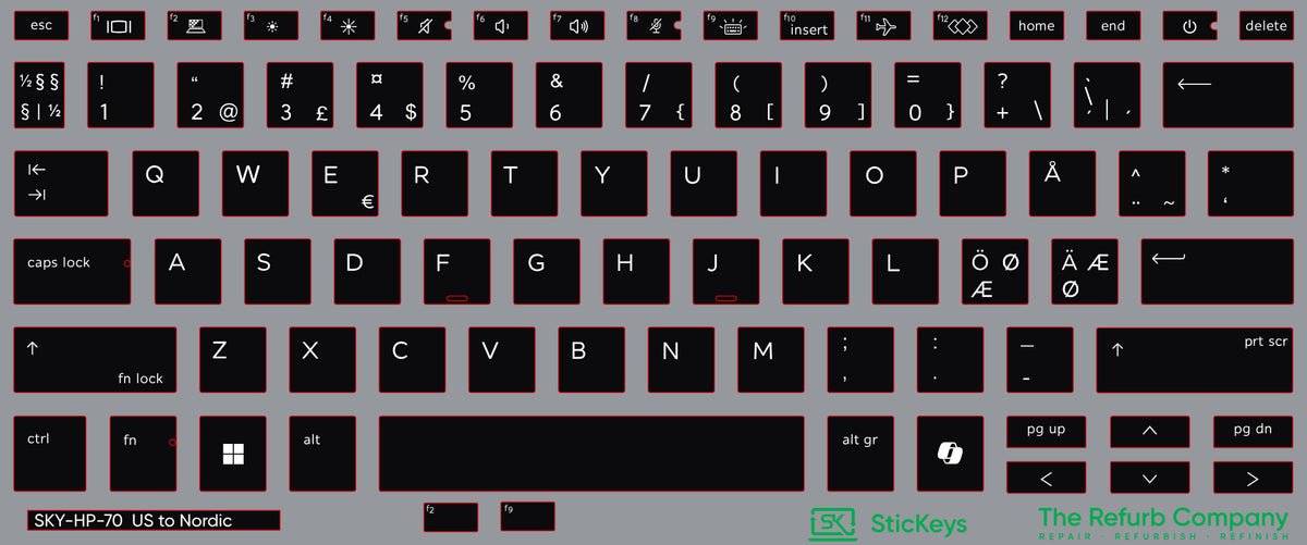 SticKeys for HP EliteBook 840/845 G11/G12
