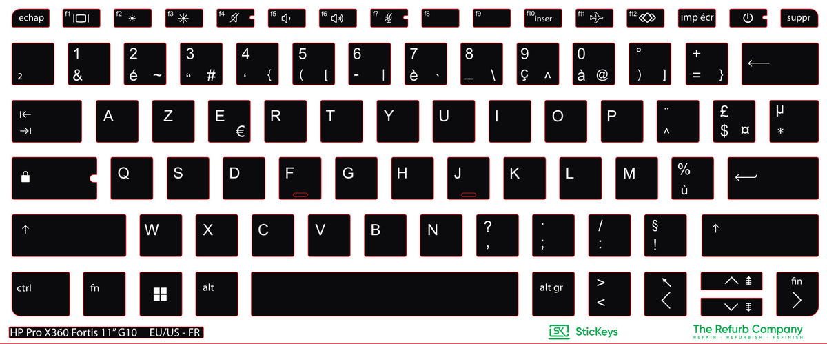 SticKeys for HP Pro x360 Fortis 11" G10