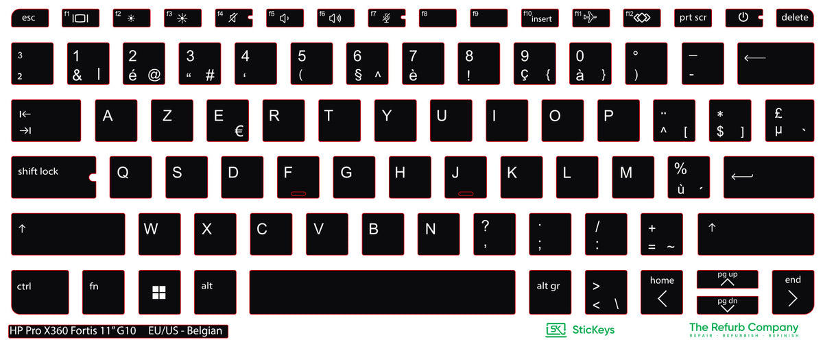 SticKeys for HP Pro x360 Fortis 11" G10