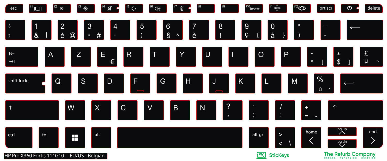 SticKeys for HP Pro x360 Fortis 11" G10