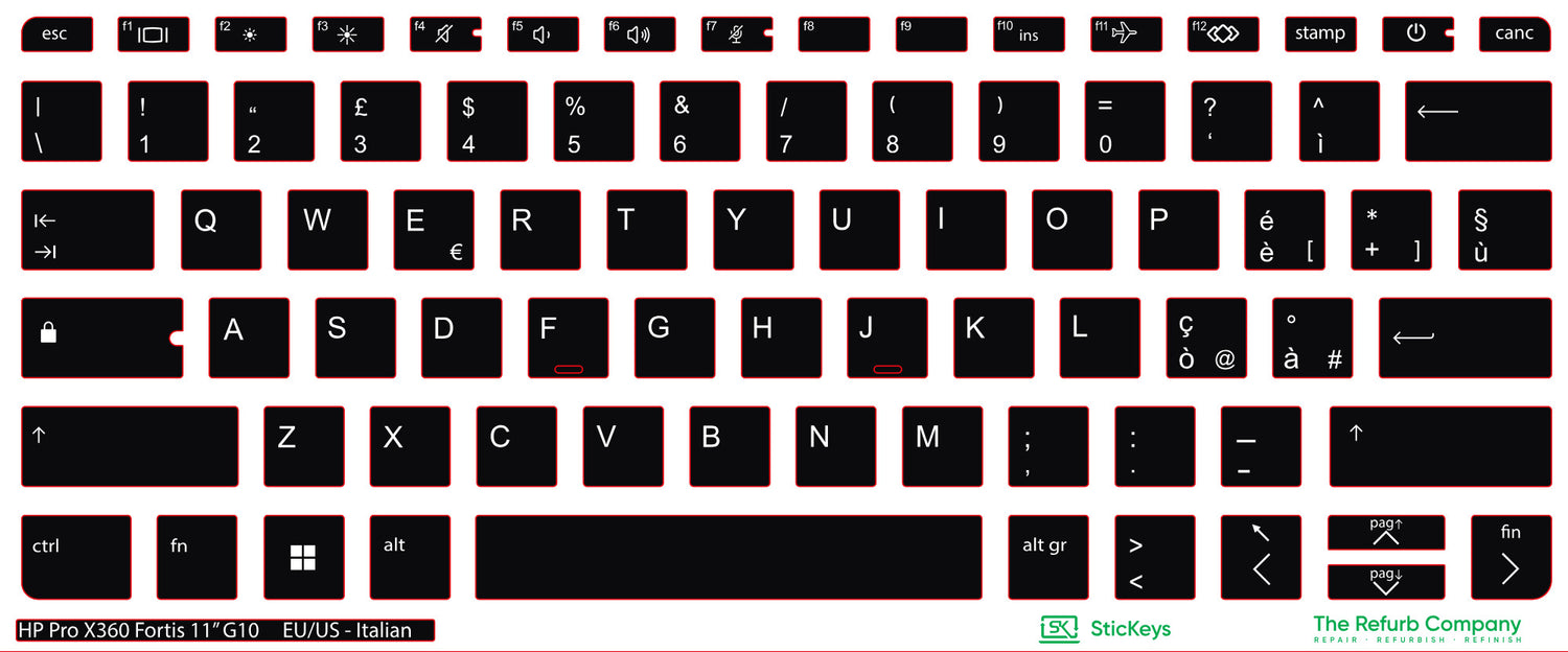 SticKeys for HP Pro x360 Fortis 11" G10