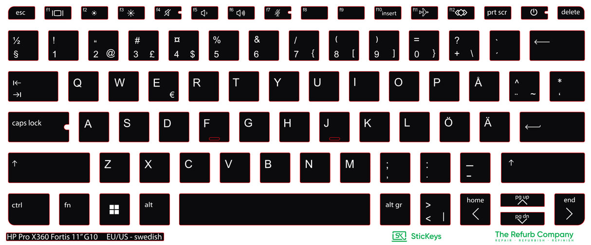 SticKeys for HP Pro x360 Fortis 11" G10