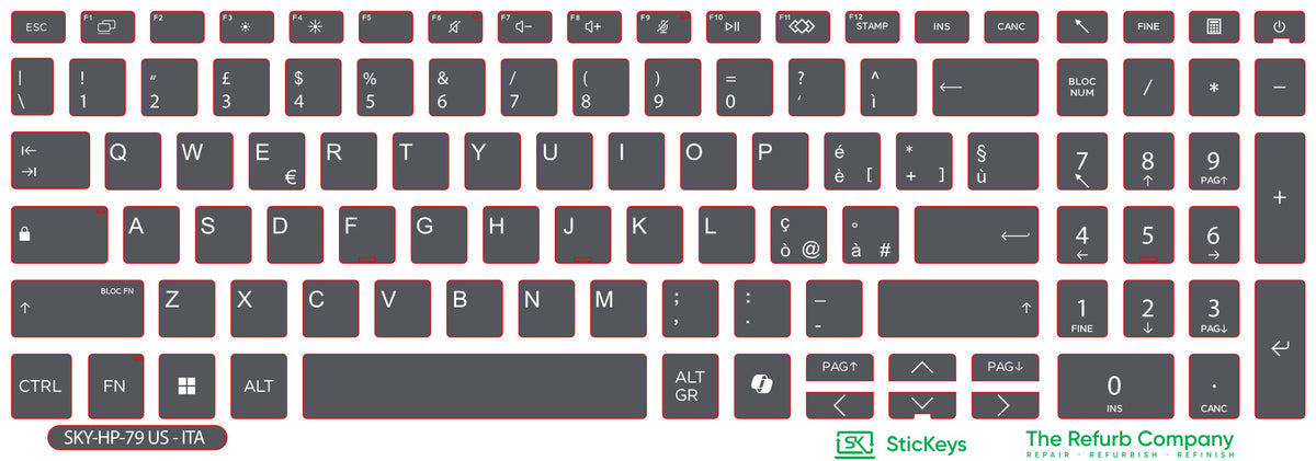 SticKeys for HP ProBook 460 G11