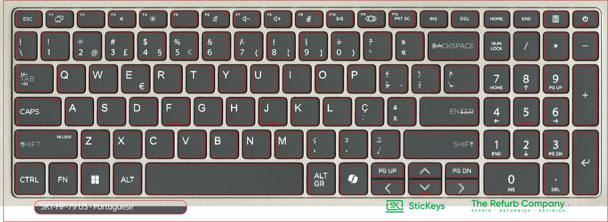 SticKeys for HP ProBook 460 G11