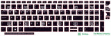 SticKeys® for HP Probook 450 G8, G9, G10 /  650 G8, G9 / HP Zbook Power G7