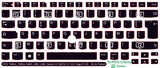 SticKeys® for Lenovo Thinkpad  L380, L390, T470, T480,  T480s,  T490, T490s / Yoga L380, A485 / Carbon X1 G6, G7, G8 /  X1 Tablet G3 / Yoga X1 G5