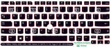 SticKeys® for Lenovo Thinkpad  L380, L390, T470, T480,  T480s,  T490, T490s / Yoga L380, A485 / Carbon X1 G6, G7, G8 /  X1 Tablet G3 / Yoga X1 G5