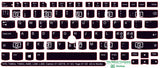 SticKeys® for Lenovo Thinkpad  L380, L390, T470, T480,  T480s,  T490, T490s / Yoga L380, A485 / Carbon X1 G6, G7, G8 /  X1 Tablet G3 / Yoga X1 G5