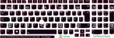SticKeys® for Lenovo Thinkpad P52, P52s / P53, P53S / P72 / P73 / T570 / T580 / T590