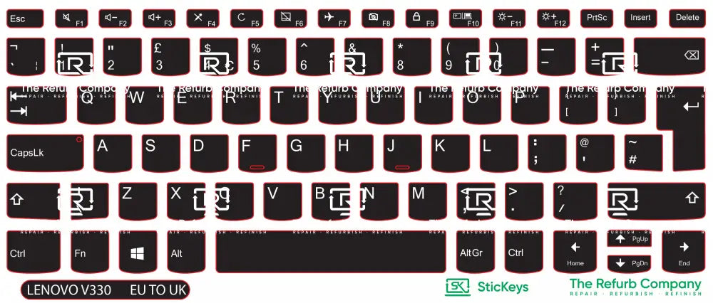 SticKeys® for Lenovo Thinkpad V330