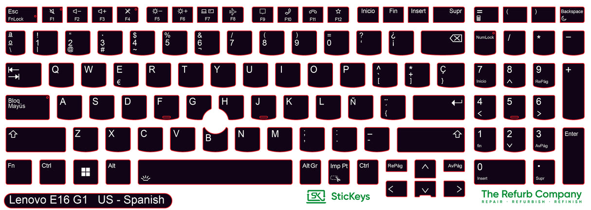SticKeys® for Lenovo Thinkpad E16 G1