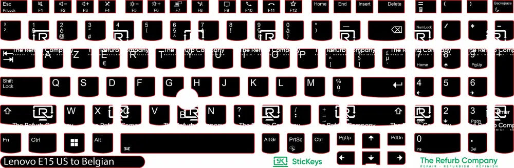 SticKeys® for Lenovo Thinkpad E15 G4
