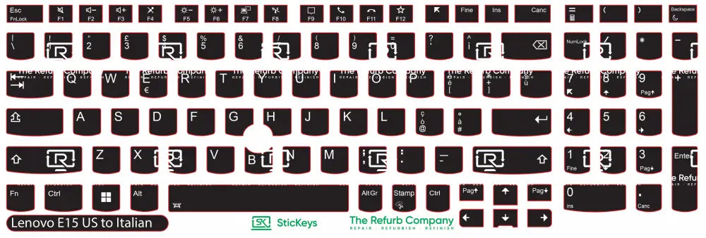 SticKeys® for Lenovo Thinkpad E15 G4