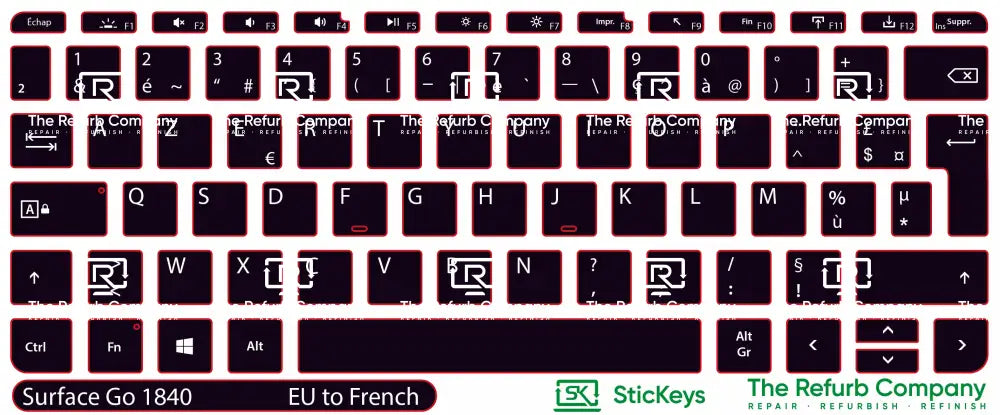 SticKeys® for Microsoft Surface Go 1840