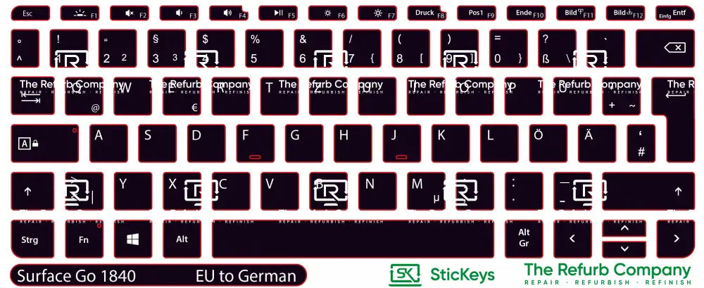 SticKeys® for Microsoft Surface Go 1840