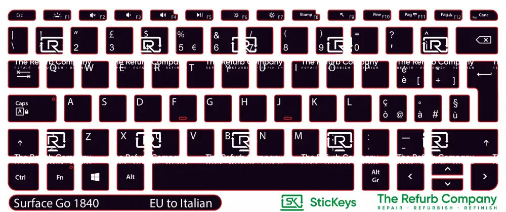 SticKeys® for Microsoft Surface Go 1840