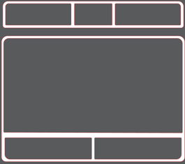 Track & Button Skinz for Dell Precision 3541