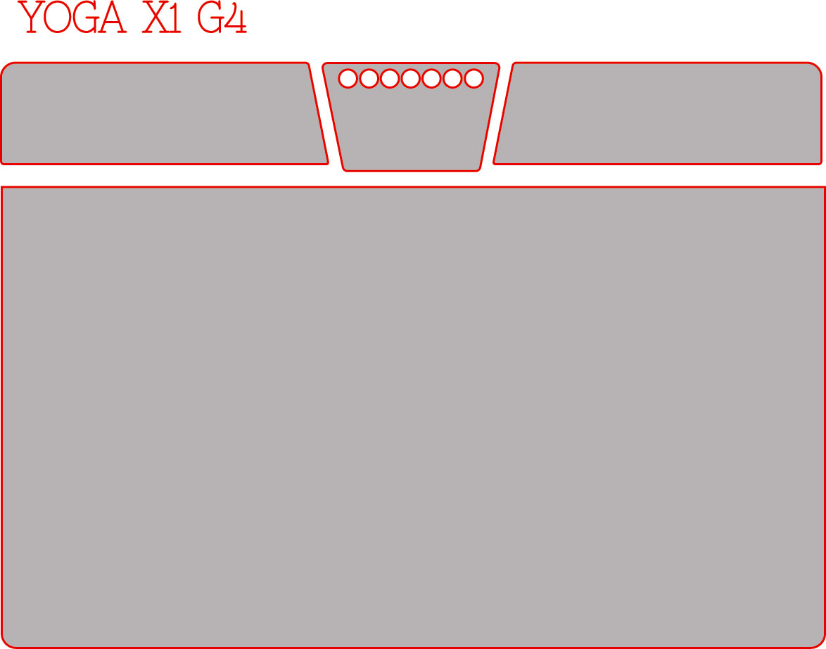 Track & Button Skinz for Lenovo X1 Yoga G4