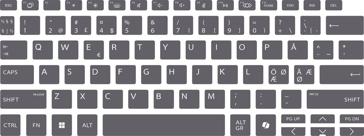 SticKeys for HP 8 G1i 14" / 8 G1i 14" Flip / X G1i 14 AI