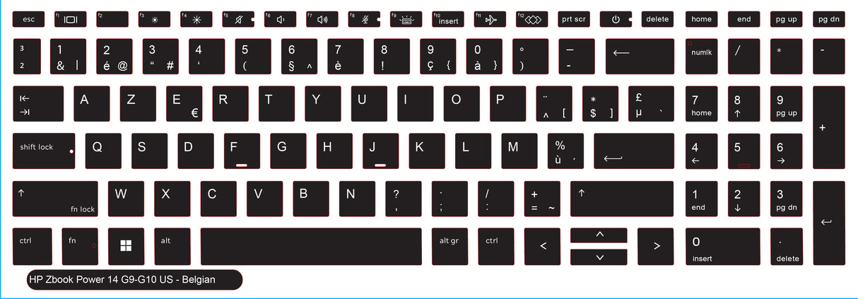 SticKeys for HP Zbook Power G9/10