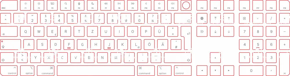 SticKeys® for Apple Magic Keyboard A2520