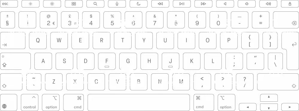 SticKeys® for Apple Magic Keyboard A2974