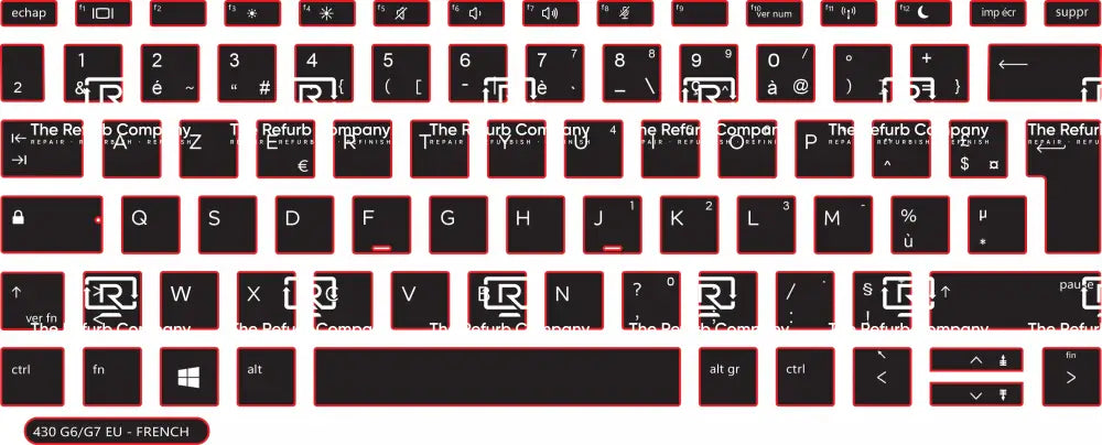 SticKeys® for HP ProBook 430 G7