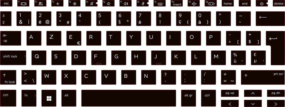 SticKeys for HP EliteBook 840 845 G9, G10 / x360 1040 G9, G10 / x360 830 G10 2-in-1