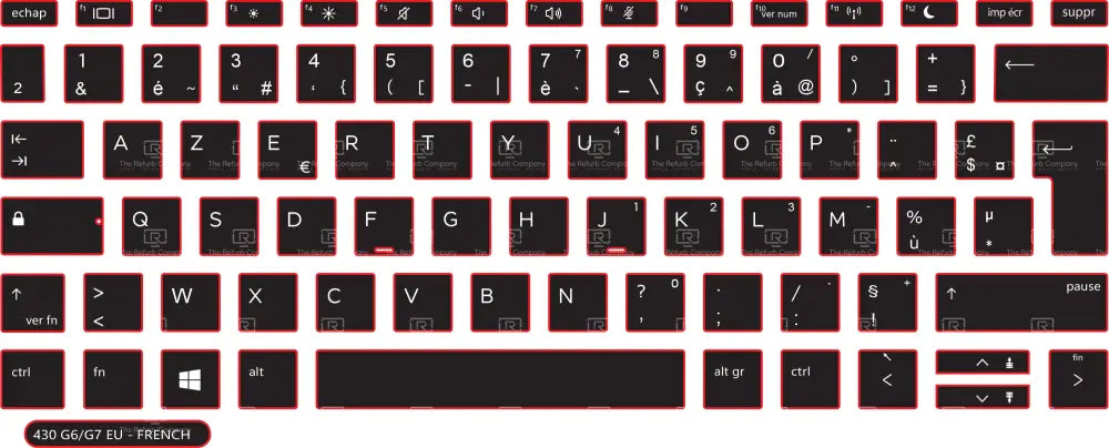 SticKeys® for HP ProBook 430 G6 / G7