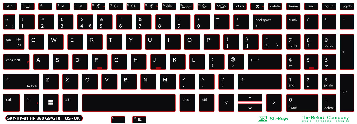 SticKeys for HP EliteBook 860 G9/G10