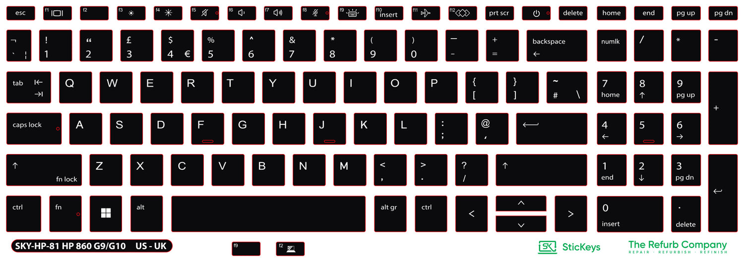 SticKeys for HP EliteBook 860 G9/G10