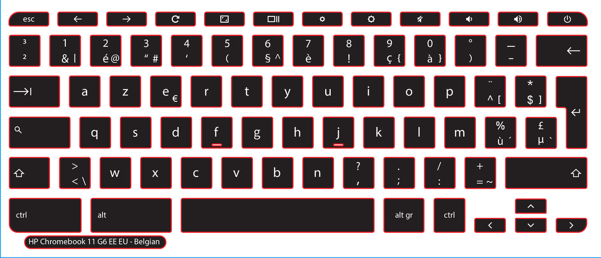 SticKeys® for HP Chromebook 11 G6 ee