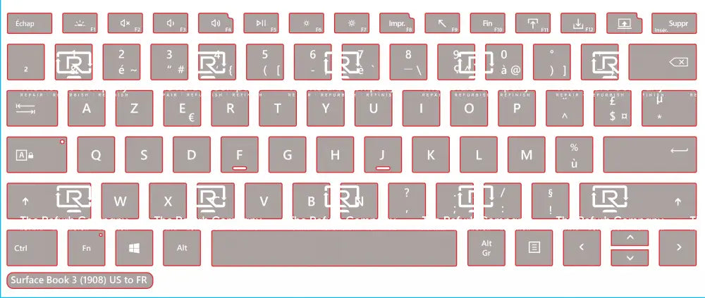 SticKeys® for Microsoft Surface Book 3 (1908)