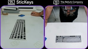 Application tape - Pre Cut - SticKeys Size