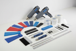tools for refurbishment like squegees and application tape and heatguns